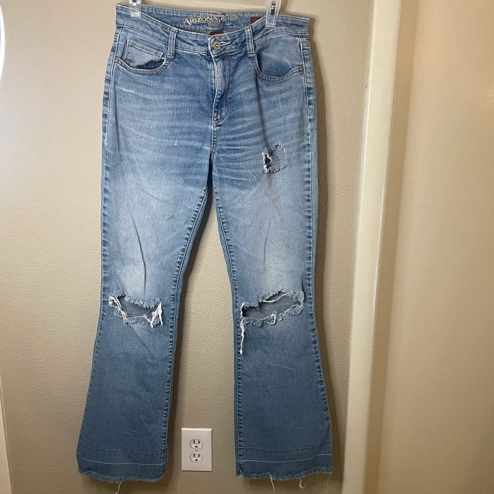 Distressed Arizona jeans